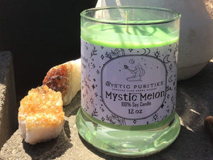 
            
                Load image into Gallery viewer, Mystic Melon | 12oz Glass Soy Candle
            
        