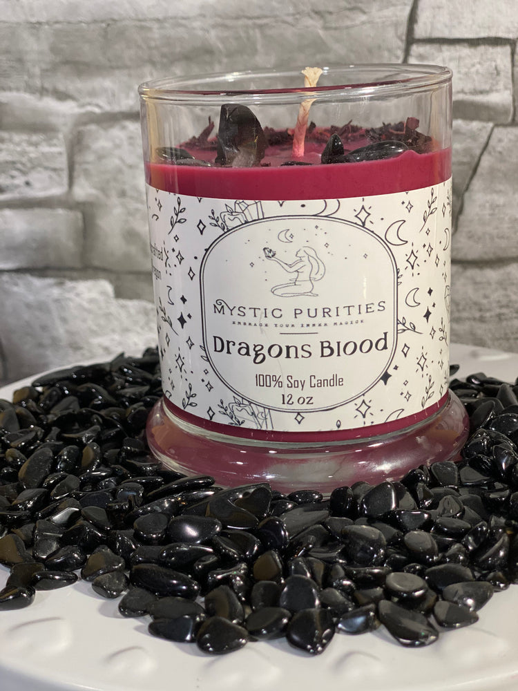 Dragon's Blood | 12oz Glass Soy Candle
