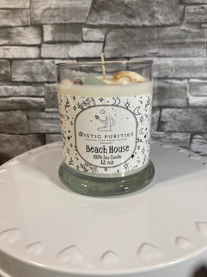Beach House | 12oz Glass Soy Candle