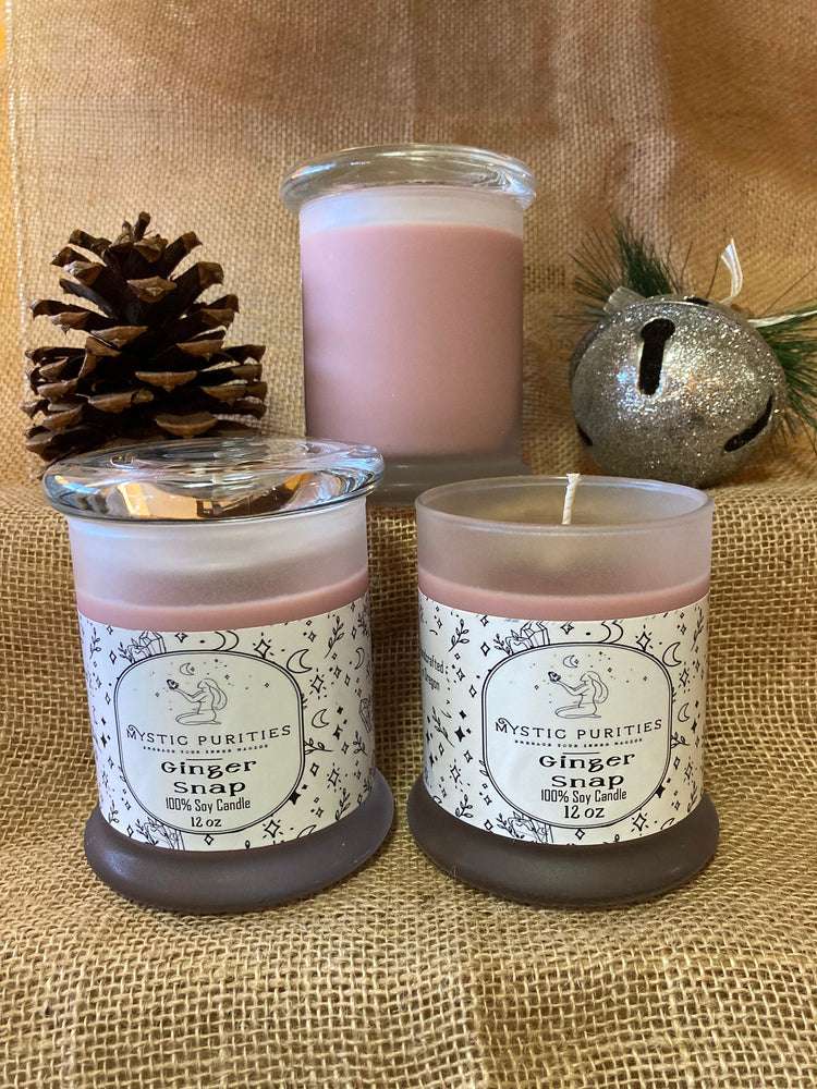 Ginger Snap | 12oz Glass Soy Candle